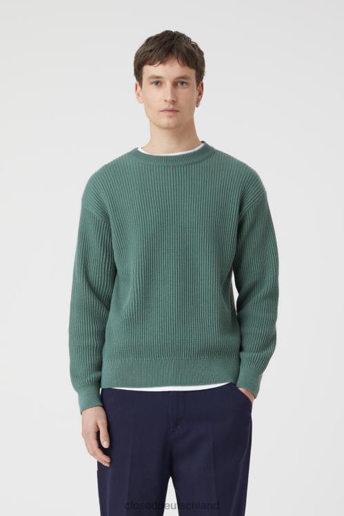 Kleidung dunkle Jade 0RP8Z2065 CLOSED Strickpullover Männer
