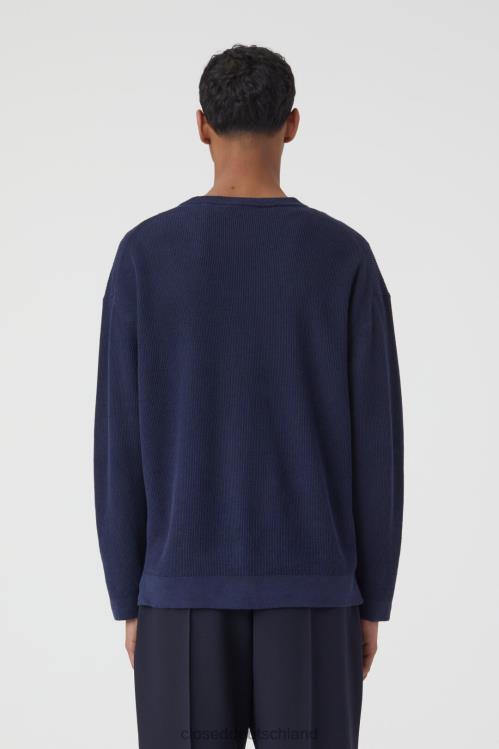 Kleidung dunkle Nacht 0RP8Z2063 CLOSED gestrickter Pullover Männer