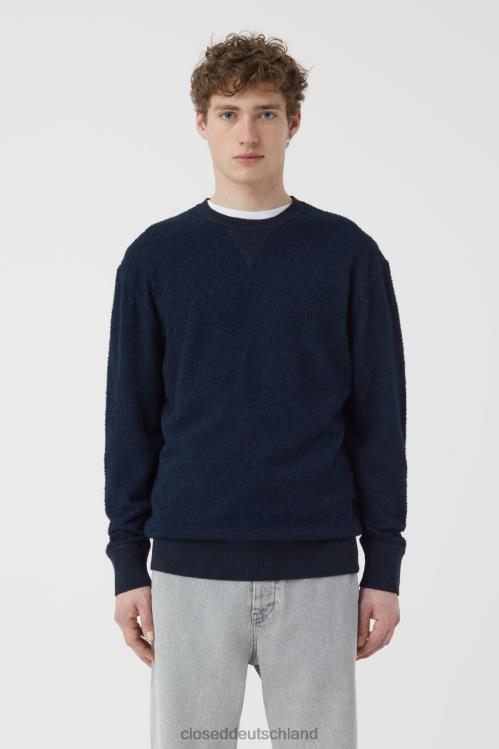 Kleidung dunkle Nacht 0RP8Z2072 CLOSED Strickpullover Männer