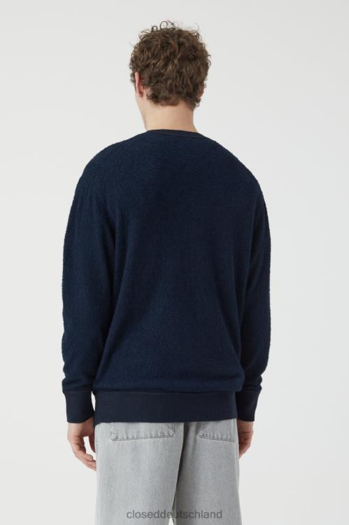 Kleidung dunkle Nacht 0RP8Z2072 CLOSED Strickpullover Männer