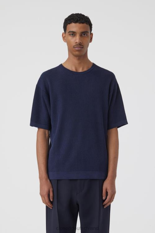 Kleidung dunkle Nacht 0RP8Z2073 CLOSED Strickshirt Männer