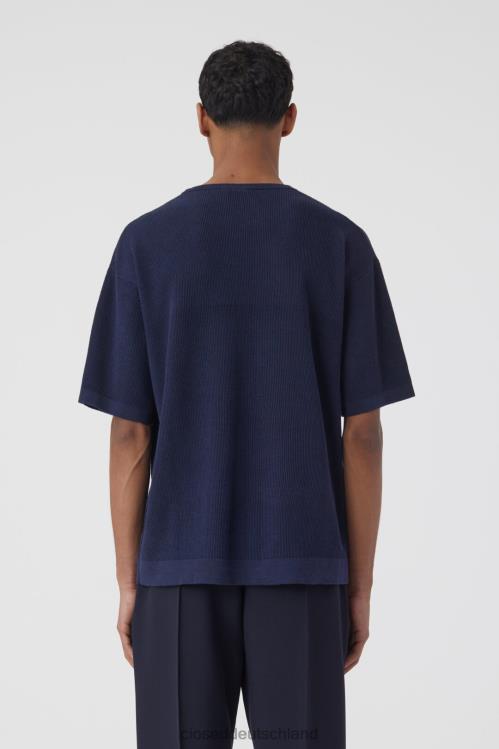 Kleidung dunkle Nacht 0RP8Z2073 CLOSED Strickshirt Männer