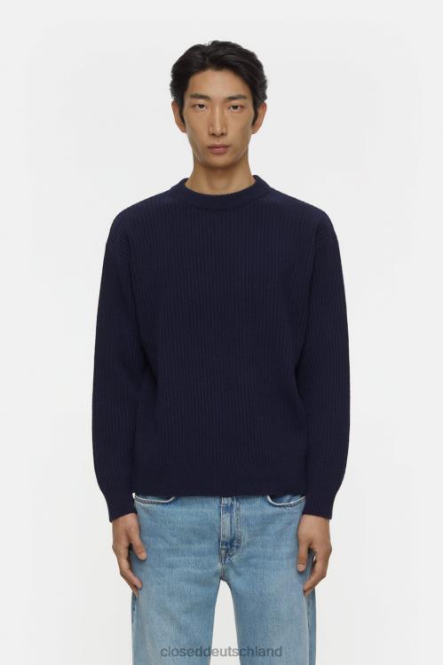 Kleidung dunkle Nacht 0RP8Z905 CLOSED gestrickter Pullover Männer