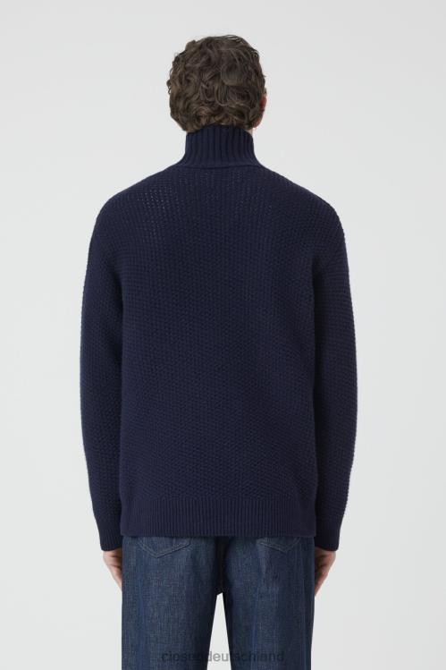 Kleidung dunkle Nacht 0RP8Z909 CLOSED Rollkragenpulli Männer