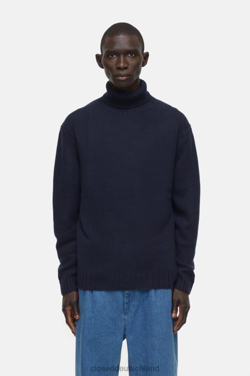 Kleidung dunkle Nacht 0RP8Z914 CLOSED Rollkragenpullover aus Kaschmir Männer