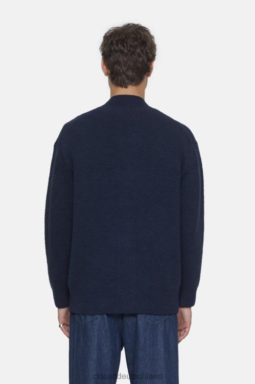 Kleidung dunkle Nacht 0RP8Z938 CLOSED V-Cardigan Männer