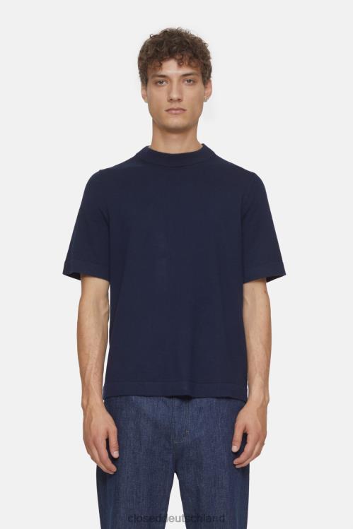 Kleidung dunkle Nacht 0RP8Z963 CLOSED Feinstrickhemd Männer