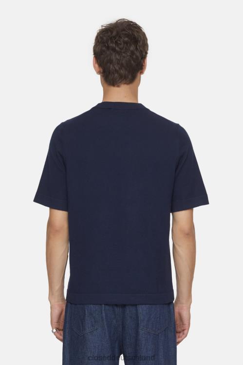 Kleidung dunkle Nacht 0RP8Z963 CLOSED Feinstrickhemd Männer