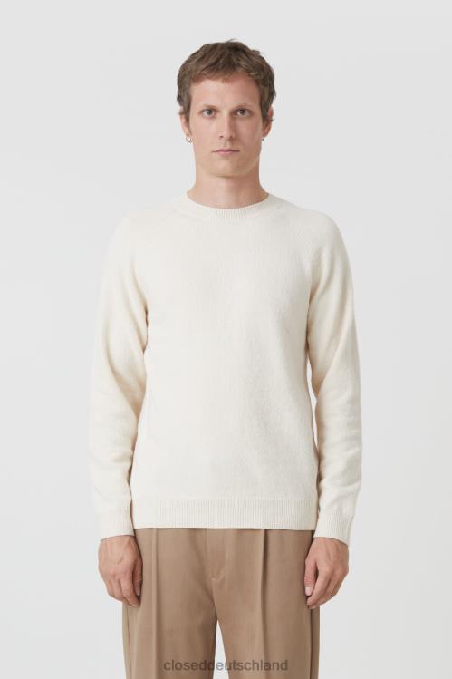 Kleidung naturfarben 0RP8Z958 CLOSED Raglan-Rundhalsausschnitt Männer