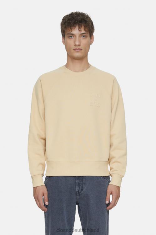 Kleidung Heugelb 0RP8Z1062 CLOSED Pullover mit Logo Männer