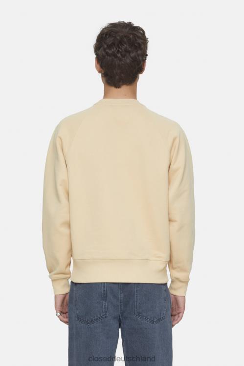 Kleidung Heugelb 0RP8Z1062 CLOSED Pullover mit Logo Männer