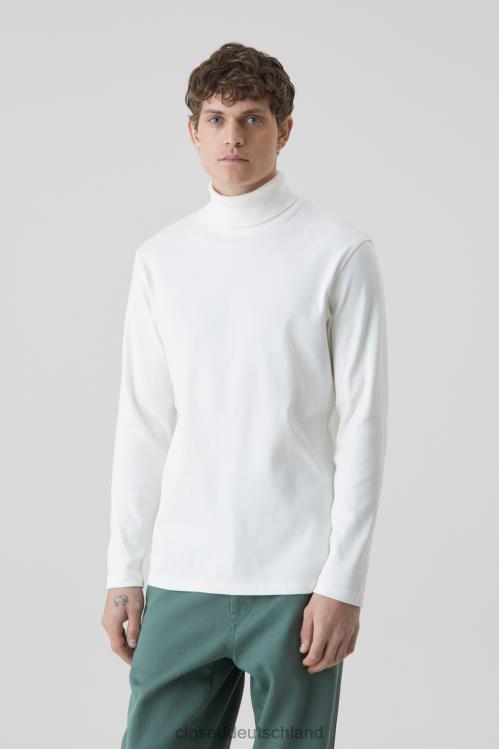 Kleidung Marmor weiß 0RP8Z2151 CLOSED Rollkragenpullover aus Bio-Baumwolle Männer