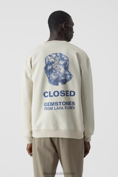 Kleidung Mergelstein 0RP8Z2159 CLOSED bedruckter Rundhalsausschnitt Männer