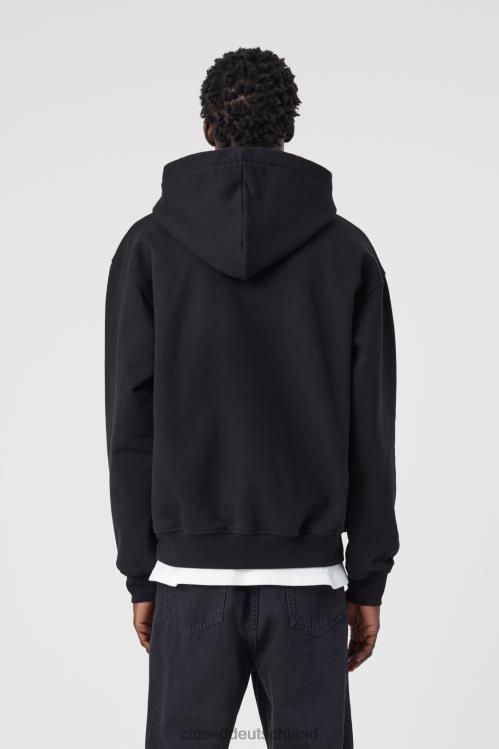 Kleidung Schwarz 0RP8Z2177 CLOSED x Hamburger Kunsthalle Kapuzenpullover für die Zusammenarbeit Männer