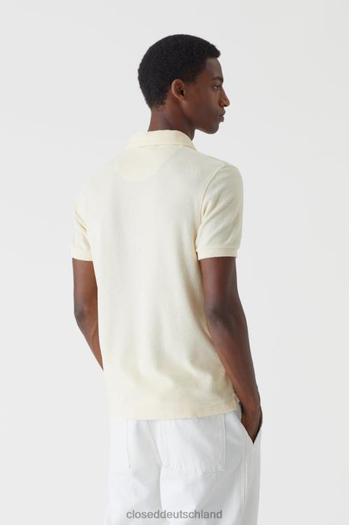 Kleidung Vanillegelb 0RP8Z2131 CLOSED Frottee-Polo Männer