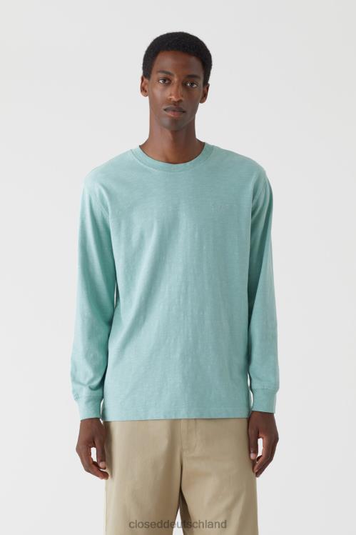 Kleidung blaue Agave 0RP8Z2143 CLOSED 24/7-Langarmshirt Männer