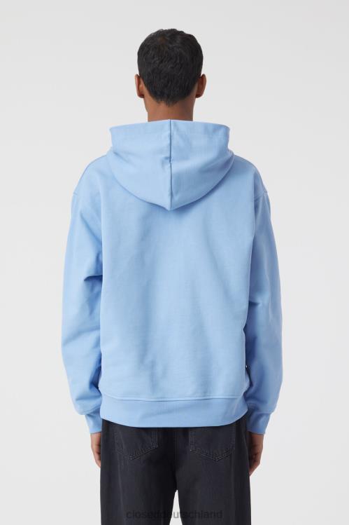 Kleidung blauer Morgenhimmel 0RP8Z2181 CLOSED Kapuzenpullover mit Stickerei Männer