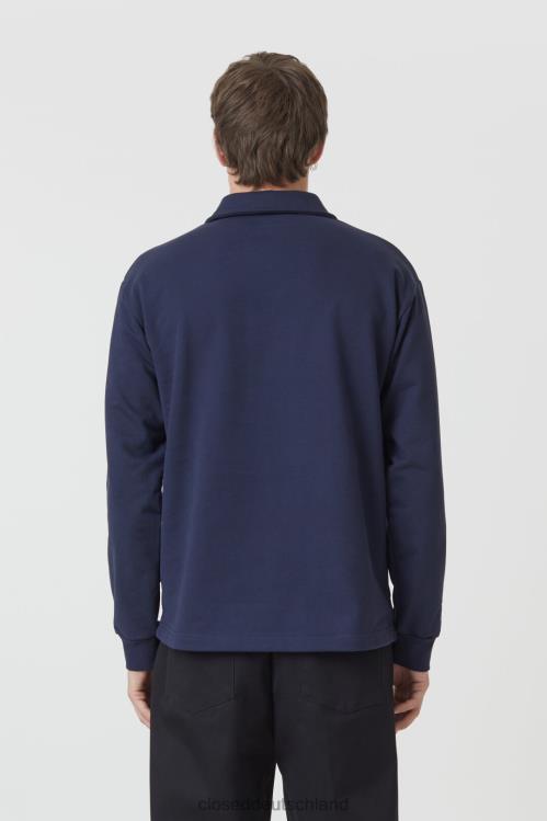 Kleidung dunkle Nacht 0RP8Z1078 CLOSED Polopullover Männer