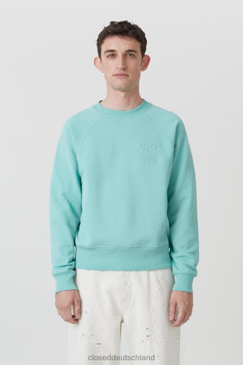 Kleidung grün glasiert 0RP8Z1063 CLOSED Pullover mit Logo Männer