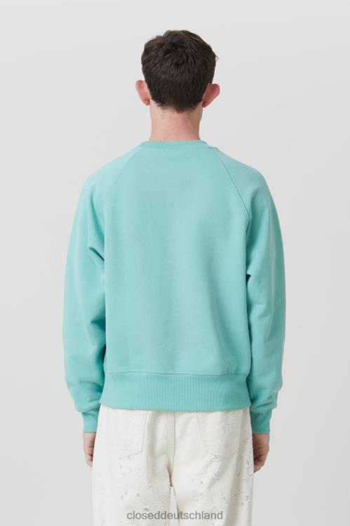 Kleidung grün glasiert 0RP8Z1063 CLOSED Pullover mit Logo Männer