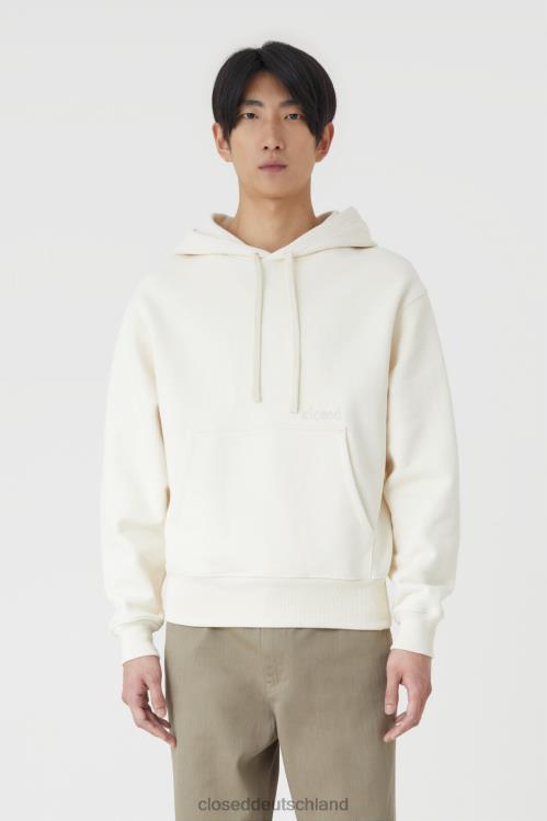 Kleidung naturfarben 0RP8Z2160 CLOSED Kapuzenpullover mit Stickerei Männer