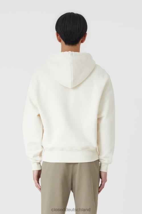 Kleidung naturfarben 0RP8Z2160 CLOSED Kapuzenpullover mit Stickerei Männer