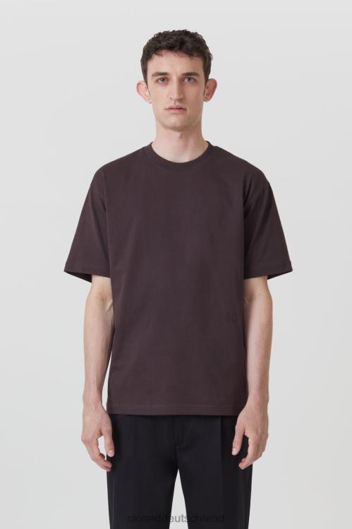 Kleidung Feige lila 0RP8Z1032 CLOSED klassisches T-Shirt Männer