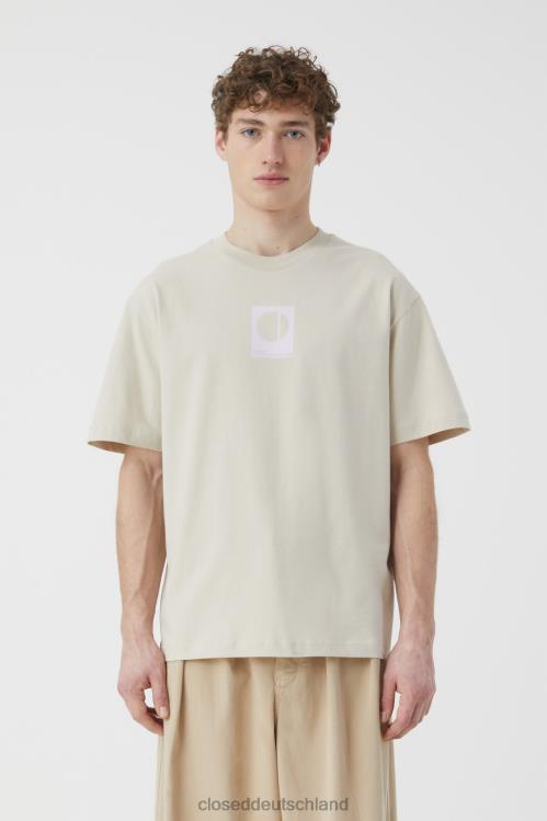 Kleidung Sanddüne 0RP8Z2124 CLOSED Logo-T-Shirt Männer