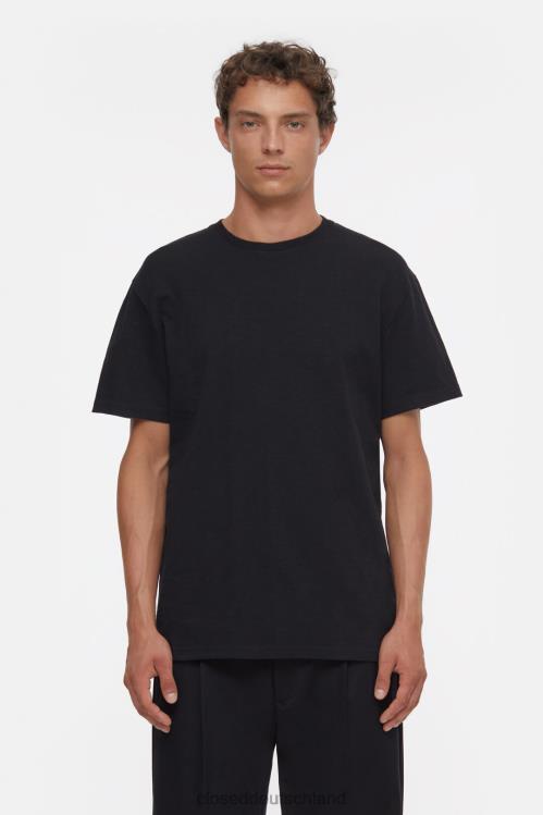 Kleidung Schwarz 0RP8Z1010 CLOSED Logo-T-Shirt Männer