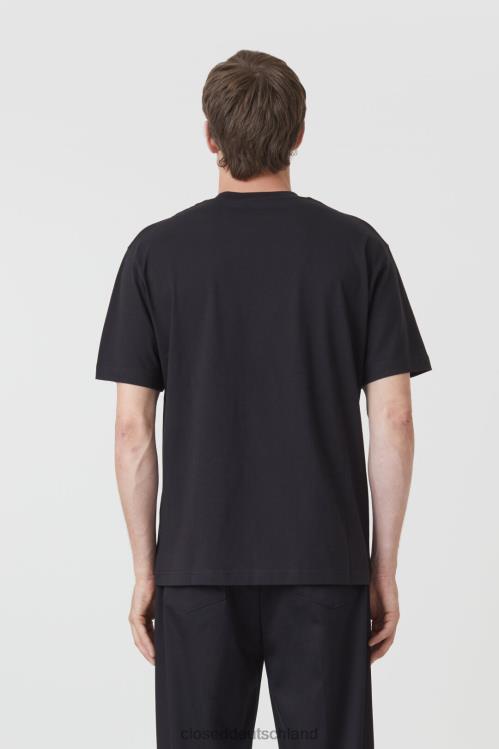 Kleidung Schwarz 0RP8Z1033 CLOSED klassisches T-Shirt Männer