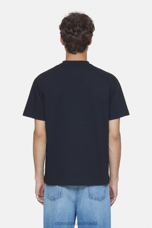 Kleidung Schwarz 0RP8Z1034 CLOSED klassisches T-Shirt Männer
