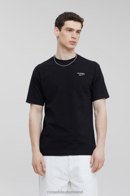 Kleidung Schwarz 0RP8Z2122 CLOSED 24/7-T-Shirt Männer