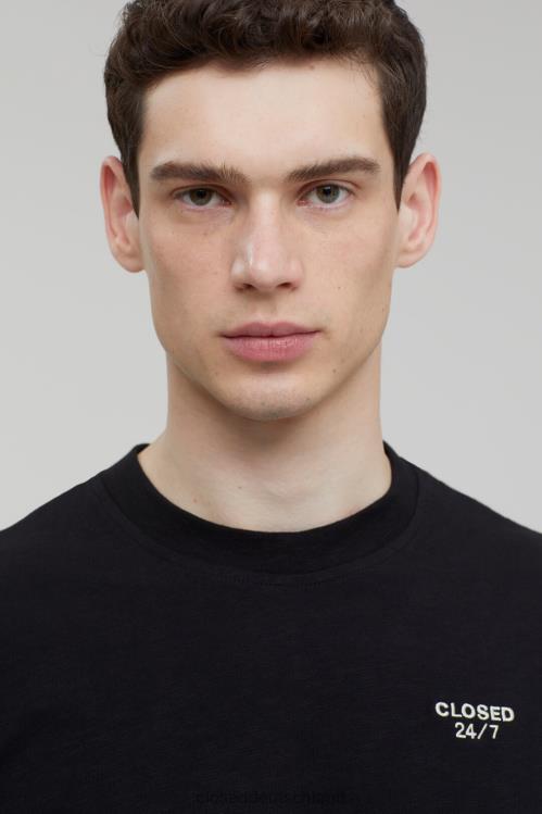 Kleidung Schwarz 0RP8Z2122 CLOSED 24/7-T-Shirt Männer