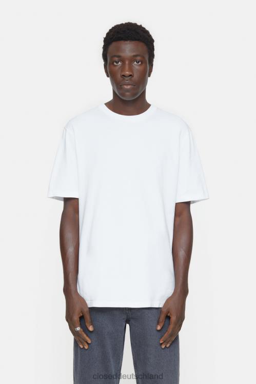Kleidung Weiß 0RP8Z1044 CLOSED Logo-T-Shirt Männer