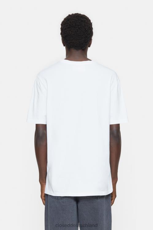 Kleidung Weiß 0RP8Z1044 CLOSED Logo-T-Shirt Männer
