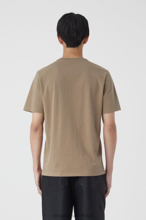 Kleidung alte Kiefer 0RP8Z1046 CLOSED Logo-T-Shirt Männer