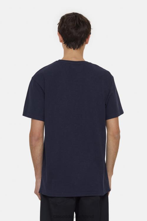 Kleidung dunkle Nacht 0RP8Z1015 CLOSED klassisches T-Shirt Männer