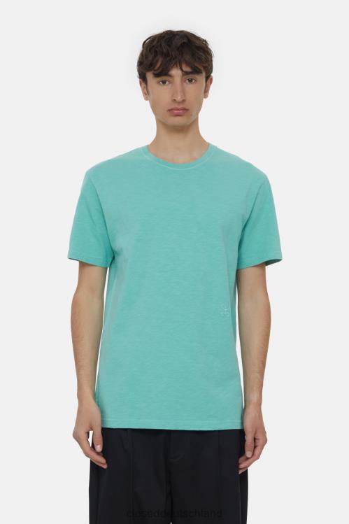 Kleidung grün glasiert 0RP8Z1016 CLOSED klassisches T-Shirt Männer