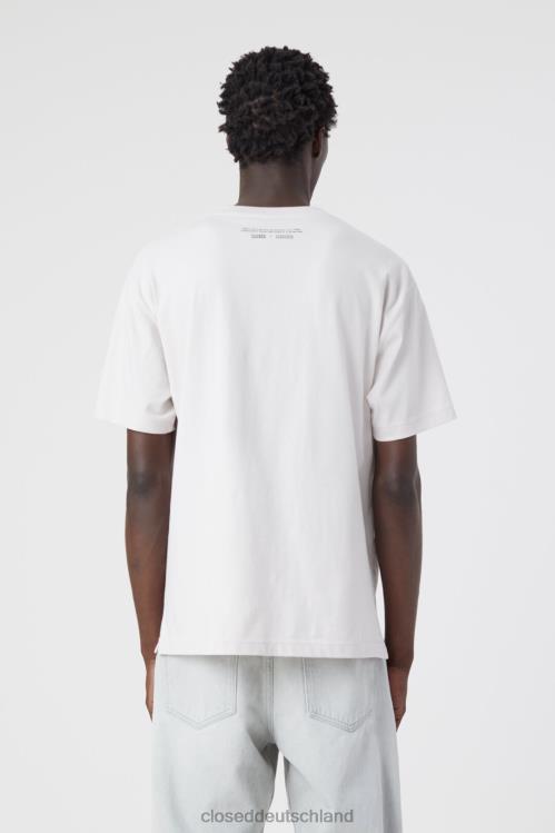 Kleidung lila Asche 0RP8Z2170 CLOSED x Hamburger Kunsthalle Kollaborations-T-Shirt Männer