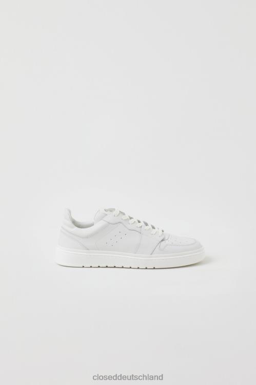 Schuhwerk Weiß 0RP8Z1114 CLOSED Nappa-Sneaker niedrig Männer