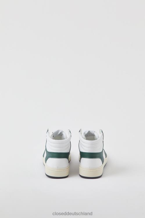 Schuhwerk dunkle Jade 0RP8Z2195 CLOSED Glatte Nappa-Sneaker hoch Männer