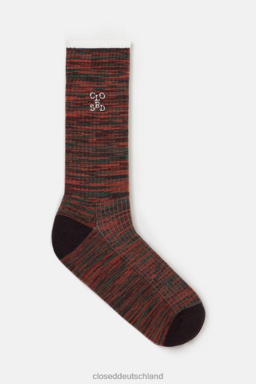 Zubehör Farngrün 0RP8Z1085 CLOSED Baumwollsocken Männer