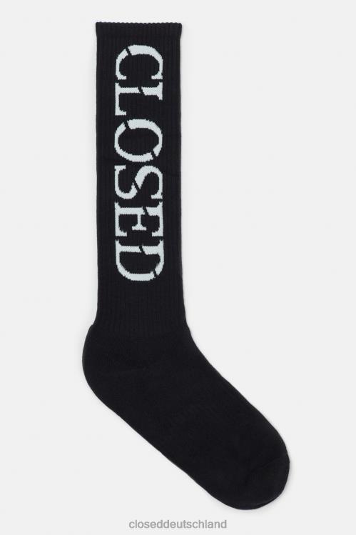 Zubehör Schwarz 0RP8Z1086 CLOSED Logo-Socken Männer